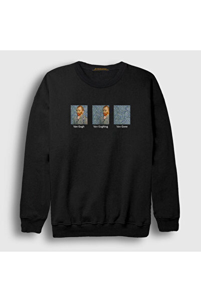 Presmono Unisex crna majica s motivom umetnika Vinsenta van Goga, model 303503tt