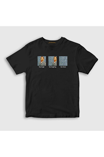 Presmono Vincent Van Gogh unisex dete T-shirt - crna, 303447tt