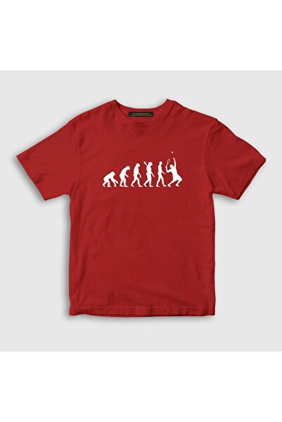Presmono Unisex dečji crveni Evolution Evolution sportski tenis tenis T-shirt...