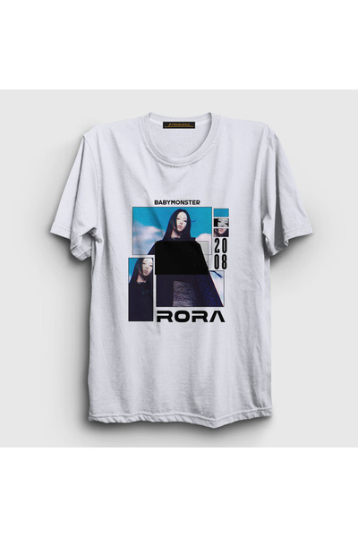 Presmono Unisex White Poster Rora Babymonster Baby Monster T-Shirt 609208Tt