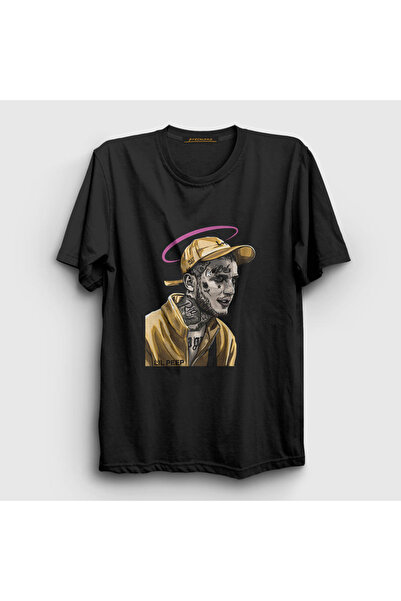 Presmono Black Unisex Angel Lil Peep T-shirt - 36485tt