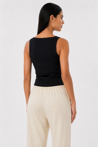 FİRİ 100% Cotton Blouse Black