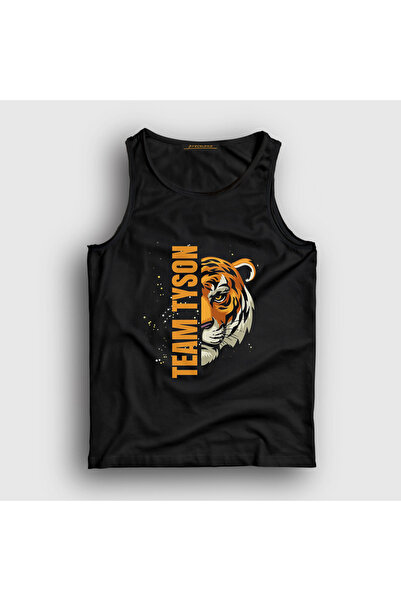 Presmono Mike Tyson unisex crna majica bez rukava sa tigrom za boks 514618tt