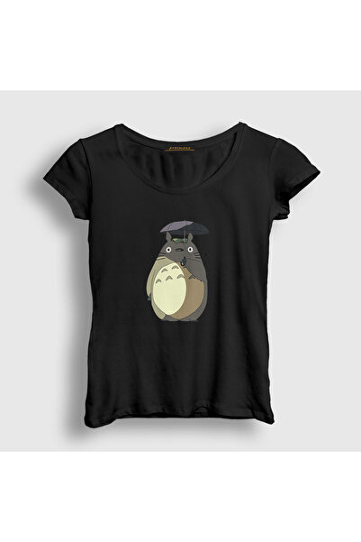 Presmono Ženske crne čizme My Neighbor Totoro Rain T-shirt 539557tt