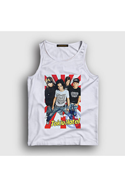 Presmono ملصق أبيض للجنسين من Kaulitz Tokio Hotel Atlet 600643tt