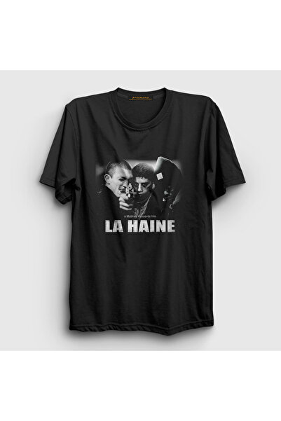 Presmono Unisex Black Poster Movie La Haine T-Shirt 498813Tt