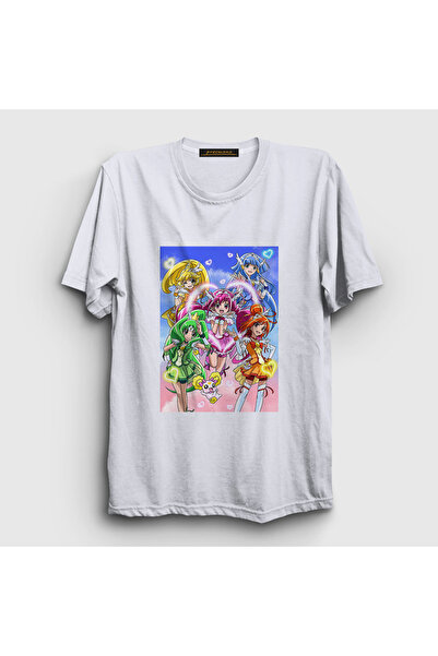 Presmono Precure White Anime T-shirt - Unisex 439780tt