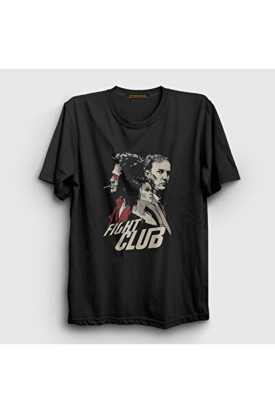 Presmono Unisex Black Trio Fight Club Movie T-Shirt 425221Tt