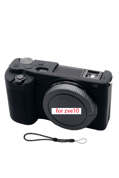 Choice4 zve10 case black Silicone camera bag suitable for zve10 protective ca...