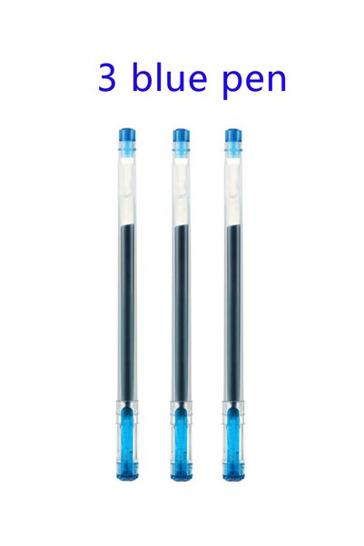 Choice 3 Pcs blue 3/10pcs/mix Diamond Tip Gel Pen,0.38mm Large-capacity Black...