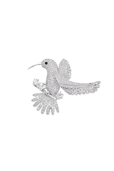 Choice 1pc Exquisite Shiny Rhinestone Hummingbird Brooches For Women Clothing...