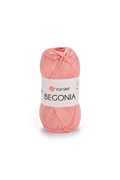 Yarnart Begonia - Ață de tricotat manual mercerizat roz închis-4105