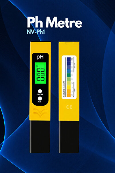 Novasmart Dijital Ph Metre 0-14 Ph Yüksek Hassasiyetli Su Test Cihazı, Akvary...