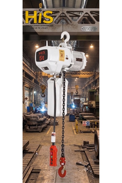 Shun Caraskal Vinç elektrikli 2 haraketli 5 ton 6 metre