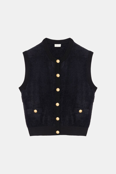 W Collection SİYAH TRİKO YELEK