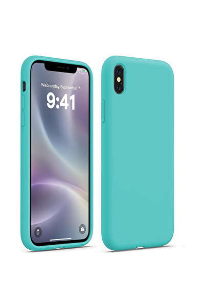 Casey Studios iPhone XS Max мек Силиконов калъф, микрофибърна вътрешна част, ...