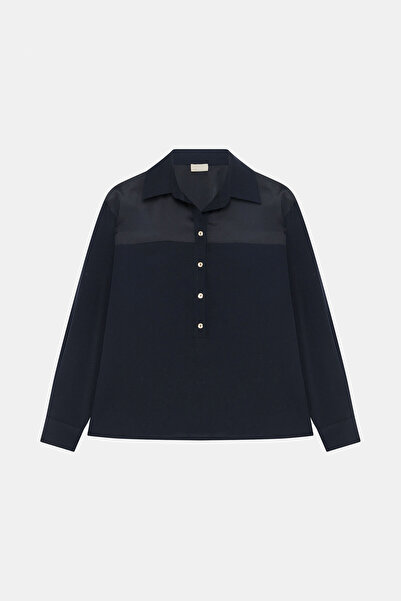 W Collection SİYAH UZUN KOLLU BLUZ