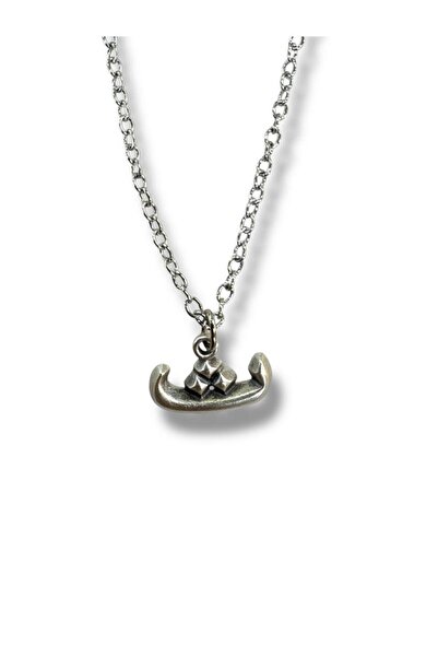 Herşey Nota Arabic Se (ث) Letter Necklace – Zamak Plated Meaningful Women's J...