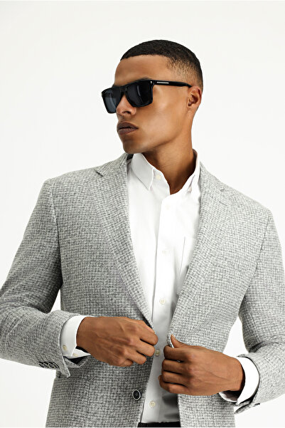 Kiğılı 7 Drop Slim Fit Slim Fit Wool Patterned Sports Italian Jacket