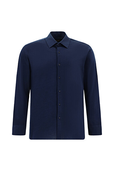 Abdullah Kiğılı Cămașă cu mânecă lungă slim fit Dar croială bumbac cu model d...