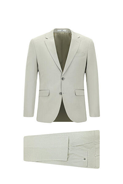 Kiğılı 7 Drop Slim Fit Dar Kesim Pamuklu Lyocell Takım Elbise