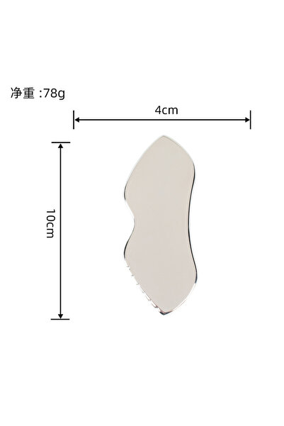 Choice Silver Stainless Gua Sha Tools Steel Scraping Massage Tool Facial Mass...