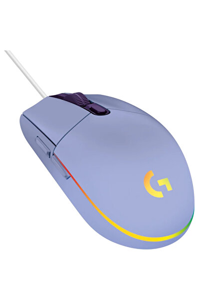 logitech Mouse gaming G102 Lightsync, Lila