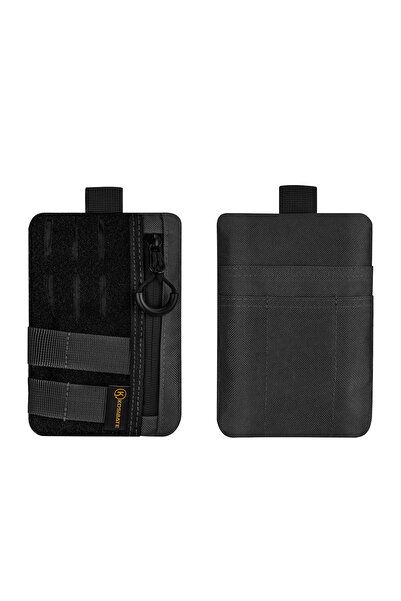 Choice black color EDC Pouch Slim EDC Pocket Organizer with Zipper Tactical P...