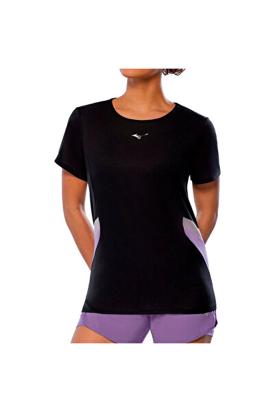 MIZUNO Tricou de alergare pentru femei DryAeroFlow SS 2025-Negru-M
