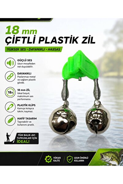 Av Deposu 18mm. Çiftli Plastik Zil 10 lu