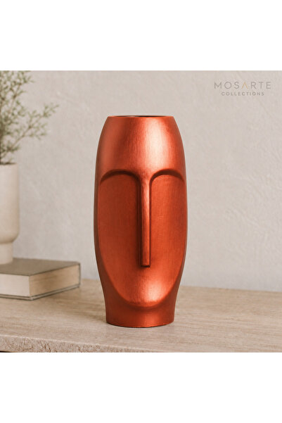 Mosarte Stoneface Series Minimalist Soyut Yüz Vazo / Heykel – Modern Dekorati...
