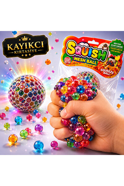 KayıkcıKırtasiye Beyin Slime 1 Adet Sukuşi Slaym Fileli Stres Topu Karne Hedi...