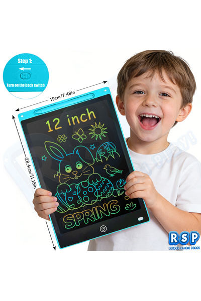 Choice3 B 12 Inch Blue 16/12/10.5/8.5Inch LCD Writing Tablet Color Drawing Bo...