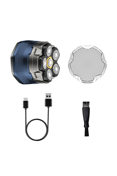 Choice 1pc Solimpia Electric Shaver 6 Blade for Men Portable Magnetic Chargin...