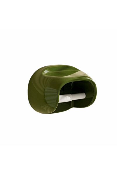 Choice Green No Punching Bathroom Roll Holder Wall Mounted Waterproof Toilet ...
