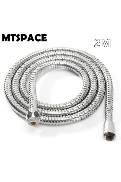 Choice 2m MTSPACE High Quality 1m/1.5m/ 2m G1/2 Inch Flexible Shower Hose Sta...