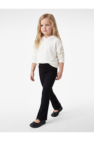 Koton Viscose Blend Spanish Leggings with Bow Detail