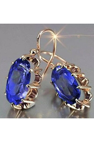 Choice E2036 Huitan Trendy Women Oval Cubic Zirconia Earrings Temperament Ele...