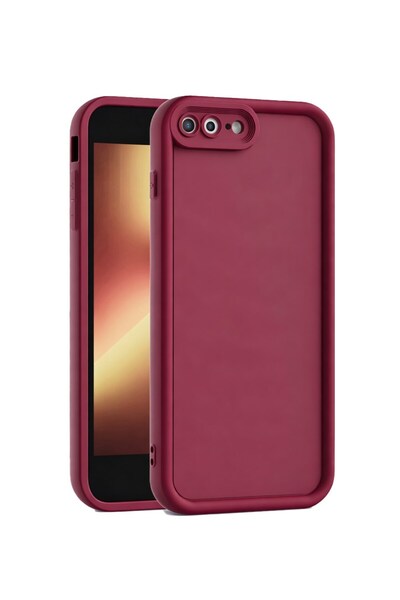 Vissona iPhone 7 Plus Kılıf – Kamera Çıkıntılı – Mat Silikon Telefon Kılıfı