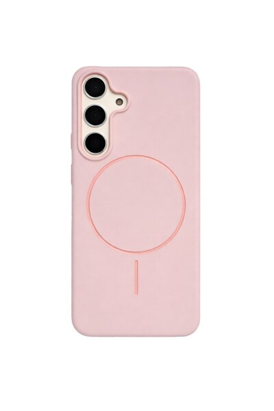 Vissona Samsung Galaxy S24 Plus Kılıf – İçi Kadife – MagSafe Uyumlu – Pembe R...