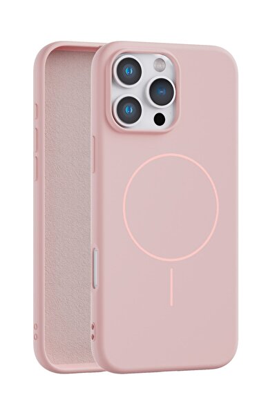 Vissona iPhone 16 Pro Max Uyumlu İçi Kadife Magsafe Wireless Şarj Özellikli T...