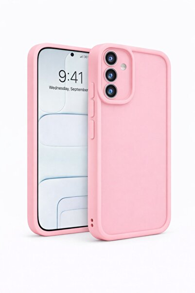 Vissona Samsung Galaxy A55 5G Uyumlu Kamera Çıkıntılı Mat Silikon Telefon Kılıfı