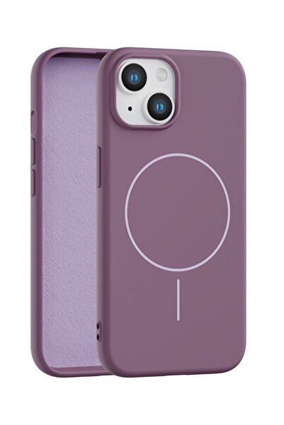 Vissona iPhone 14 Uyumlu İçi Kadife Magsafe Wireless Şarj Özellikli Telefon K...