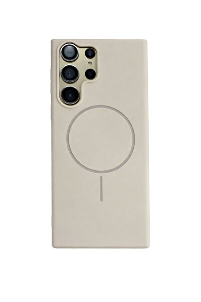 Vissona Samsung Galaxy S23 Ultra Kılıf – İçi Kadife – MagSafe Uyumlu – Taş Re...
