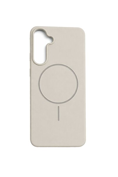 Vissona Samsung Galaxy S23 FE Kılıf – İçi Kadife – MagSafe Uyumlu – Taş Renk ...