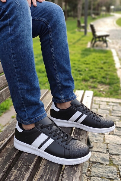 IN-STEP Daily-Comfort Black Men's Sneaker