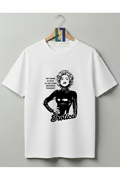 Grafftee Clothing Unisex βαμβακερό μπλουζάκι Premium με σχέδιο Madonna
