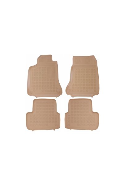 Angels Auto Covoras Presuri Auto Cauciuc Bej compatibil cu Mercedes GLA 2013+