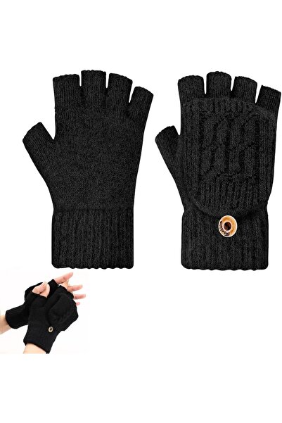 Cerioll Γάντια με αναδιπλούμενο κάλυμμα, Πλεκτά γάντια με αναδιπλούμενο κάλυμ...