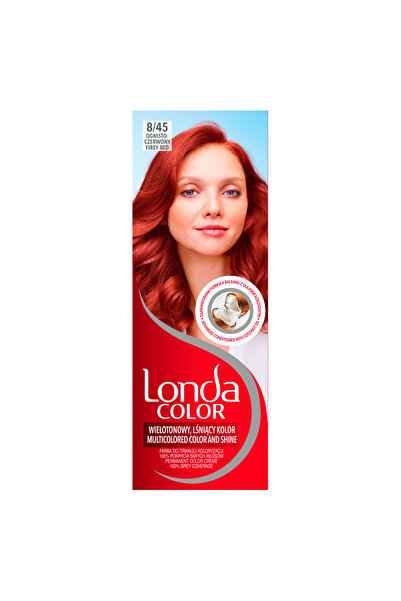 Londa Color, vopsea de par, nuanta rosu ca focul, nr 8/45, 1 buc, 1 buc